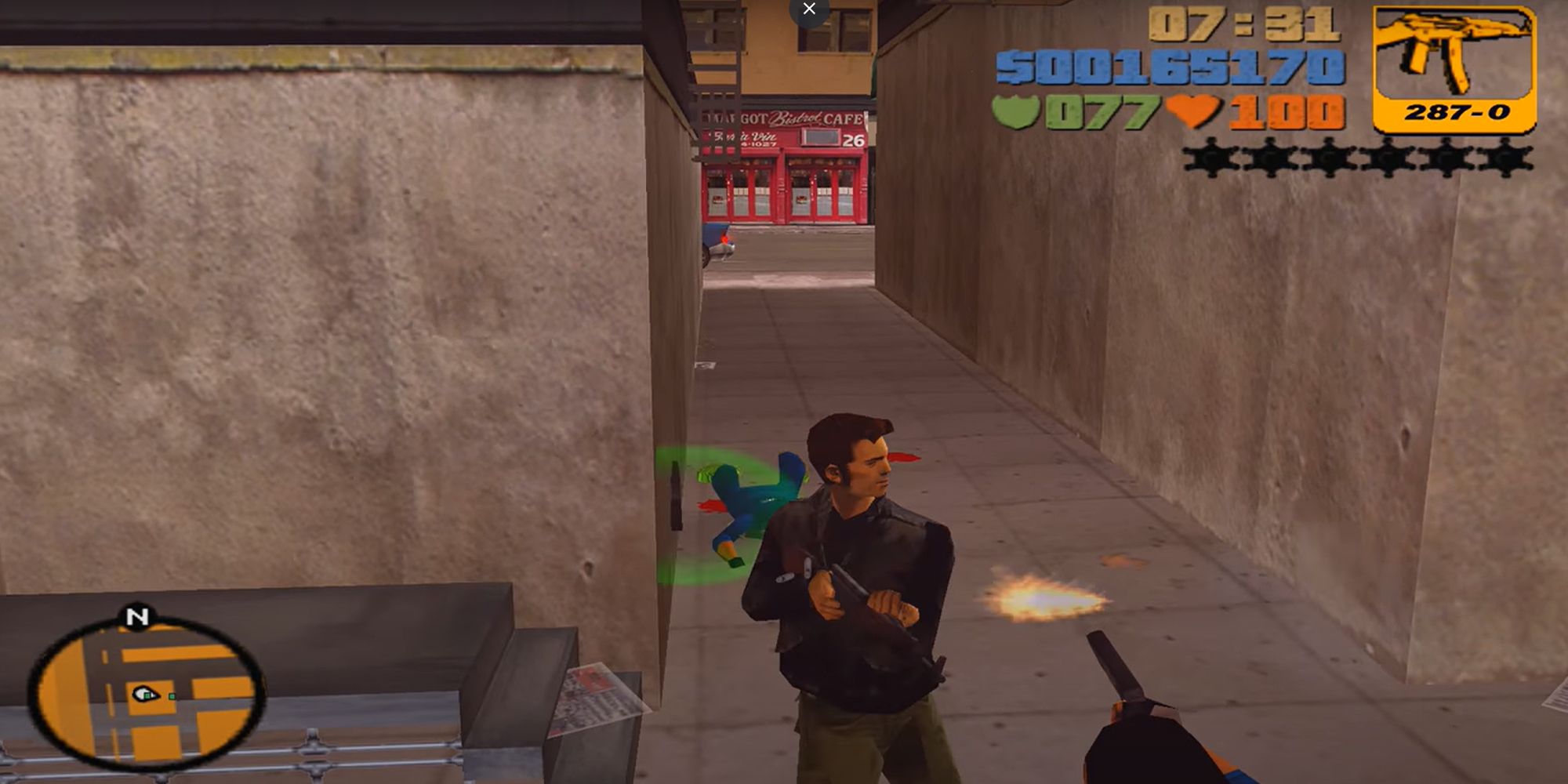 Grand Theft Auto III Machine Gun