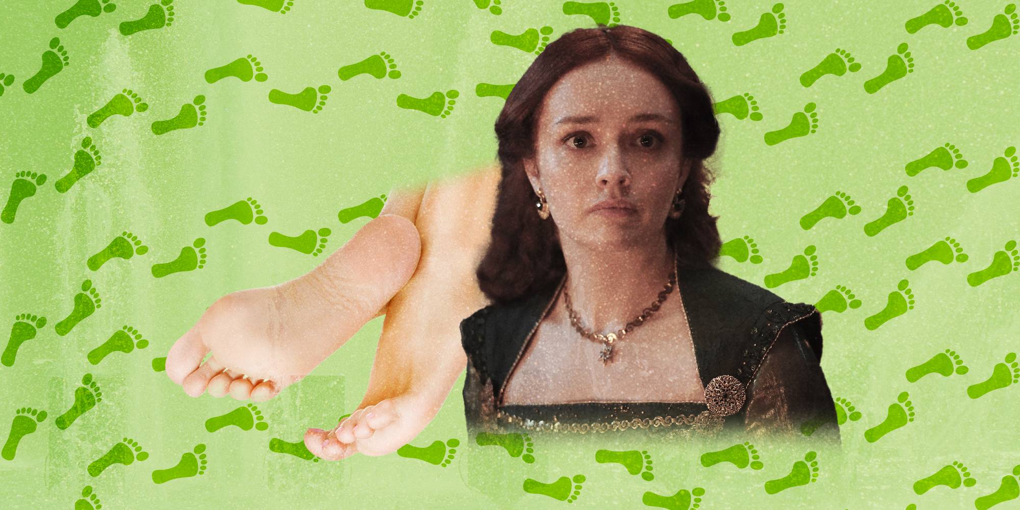 Olivia cook feet
