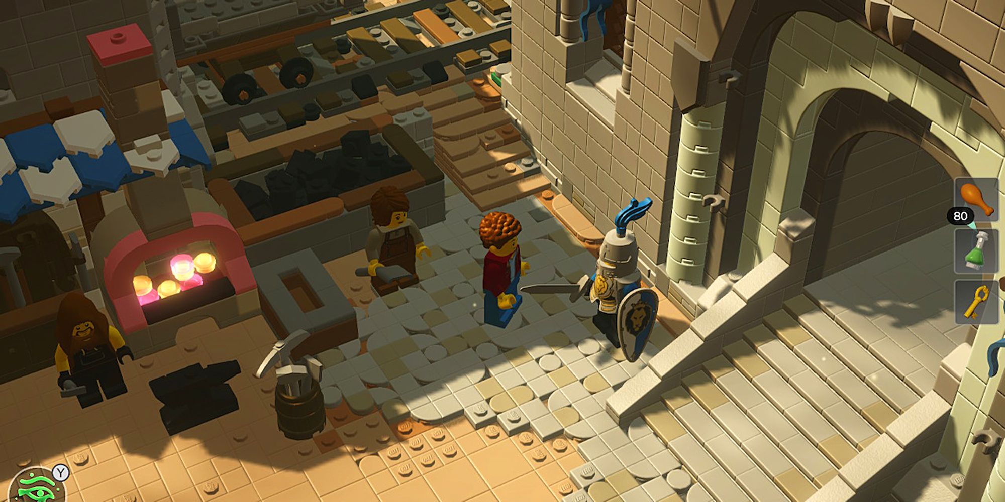 Knight On Guard LEGO Bricktales