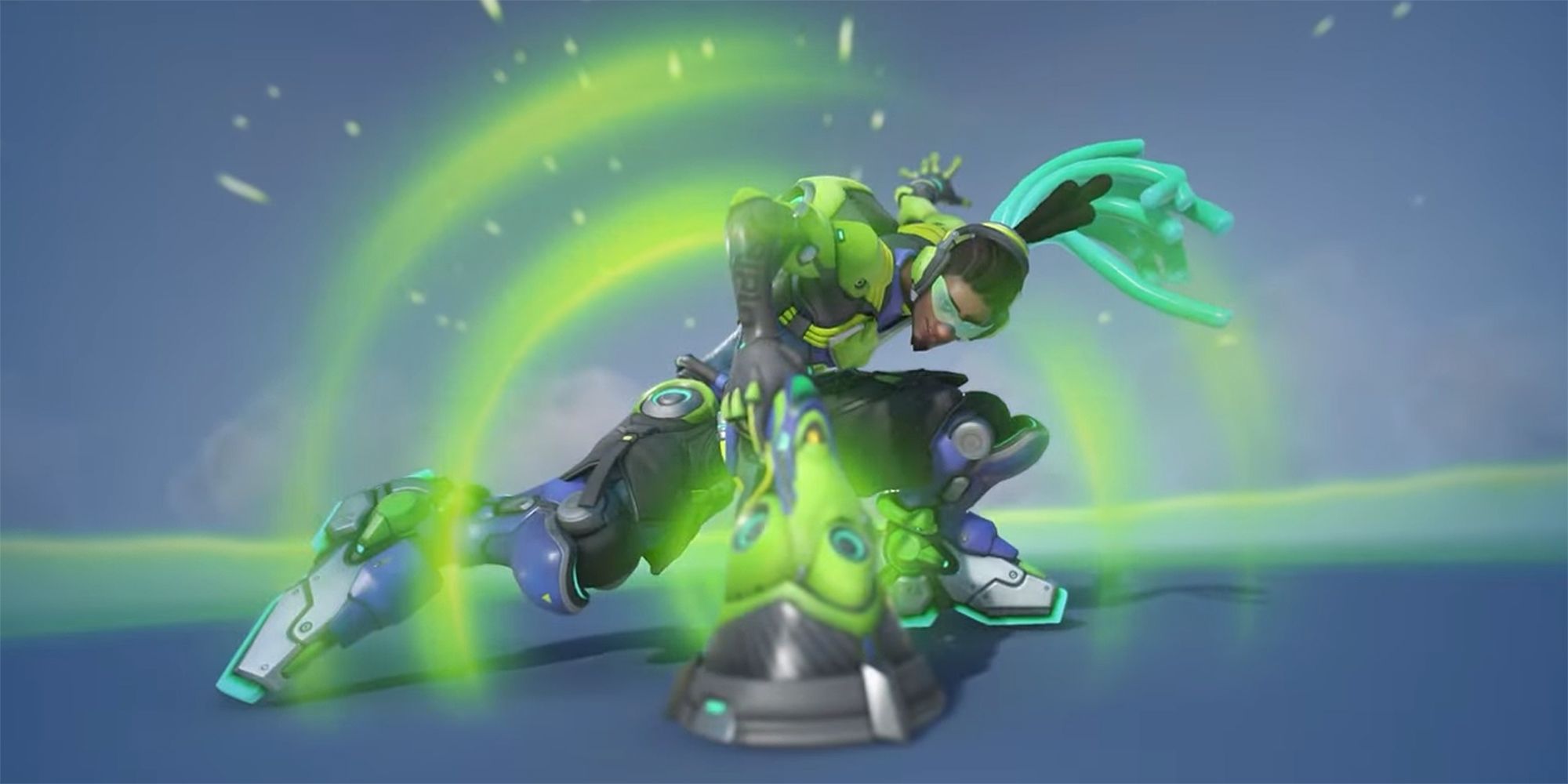 lucio using ultimate sound barrier in highlight intro