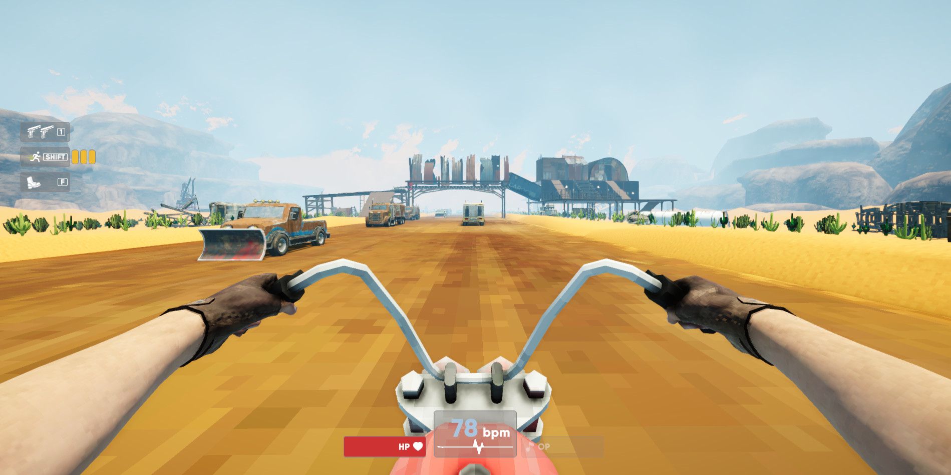 meatgrinder motorcycle view