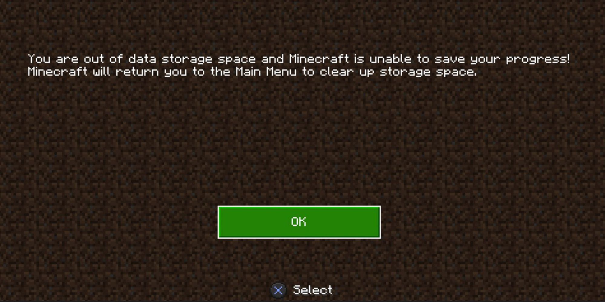 Minecraft World Corrupted