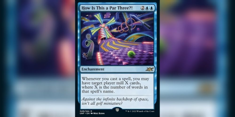 mtg unfinity how is this a par three card