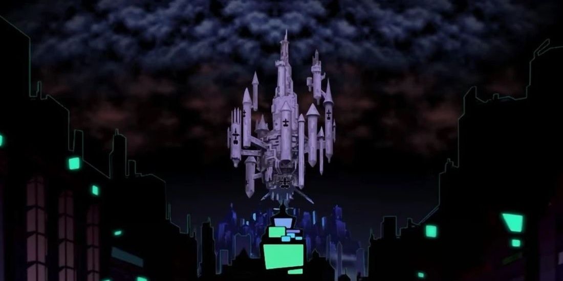 The Castle that Never Was over the Dark City in Kingdom Hearts 358/2 Days