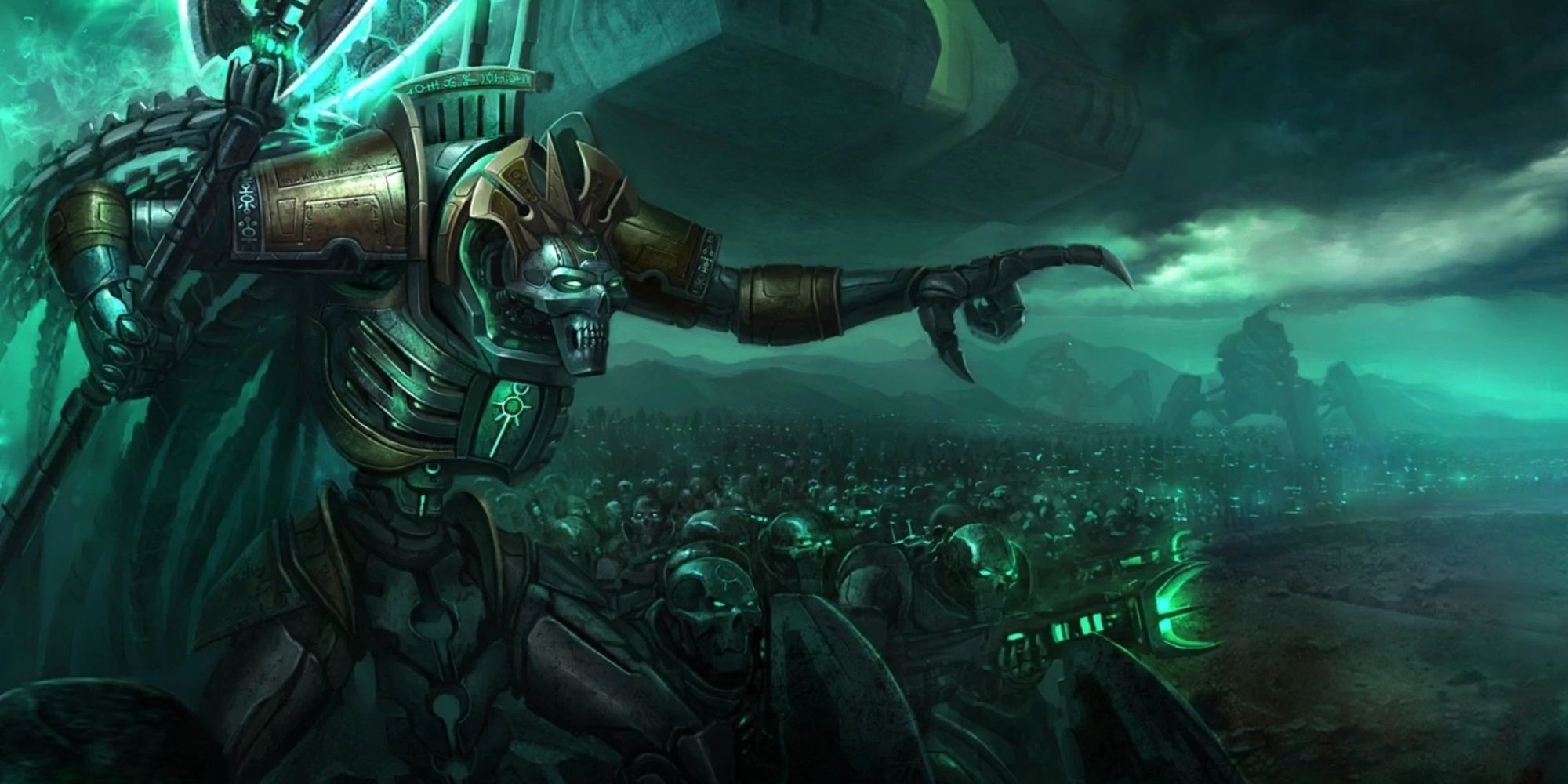 Warhammer: 40K - A Necron Army About To Attack