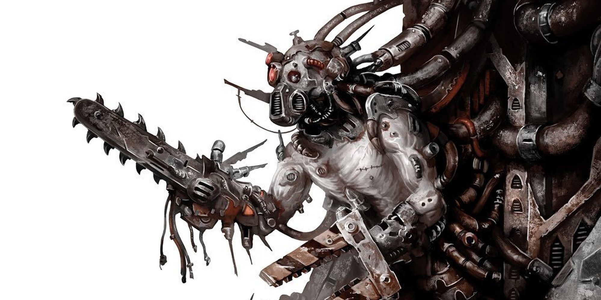 Warhammer 40K: An Example Of Someone Turned Into A Cyborg Servitor