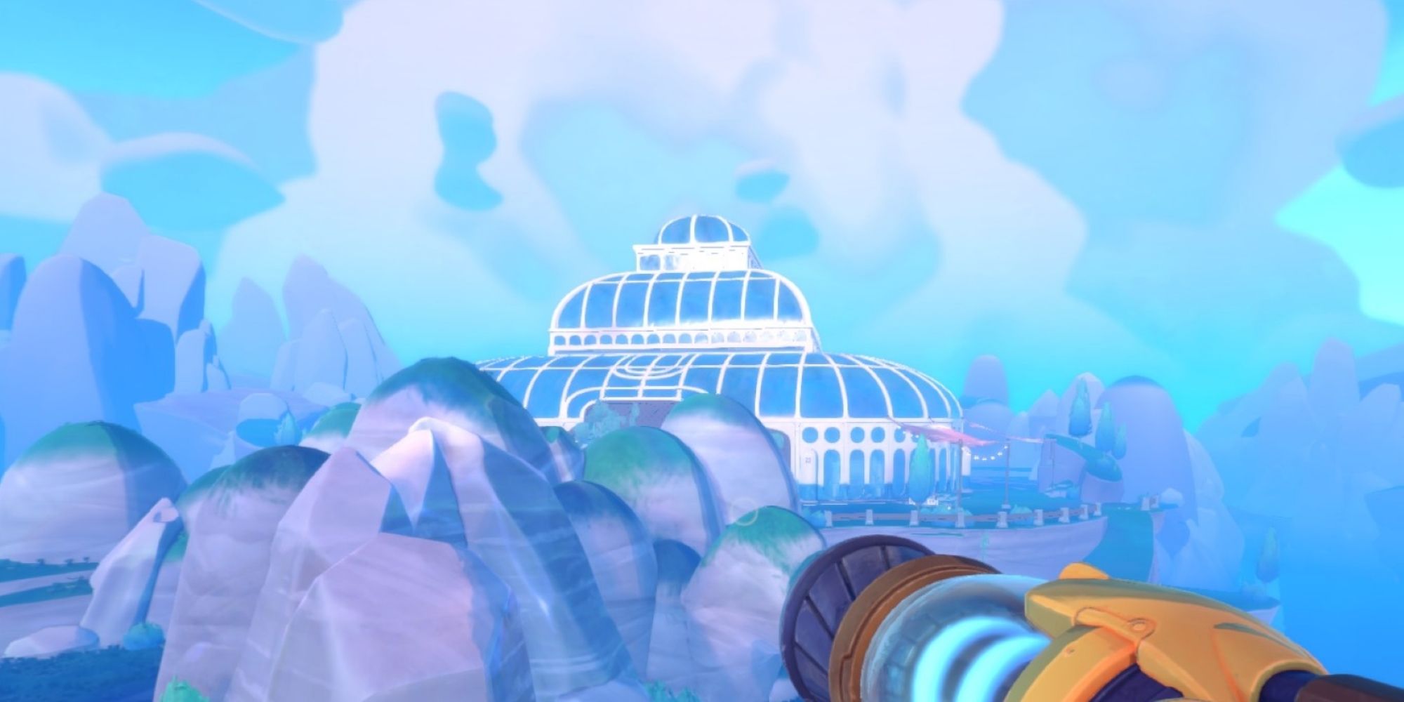 slime rancher 2 ranch dome from outside