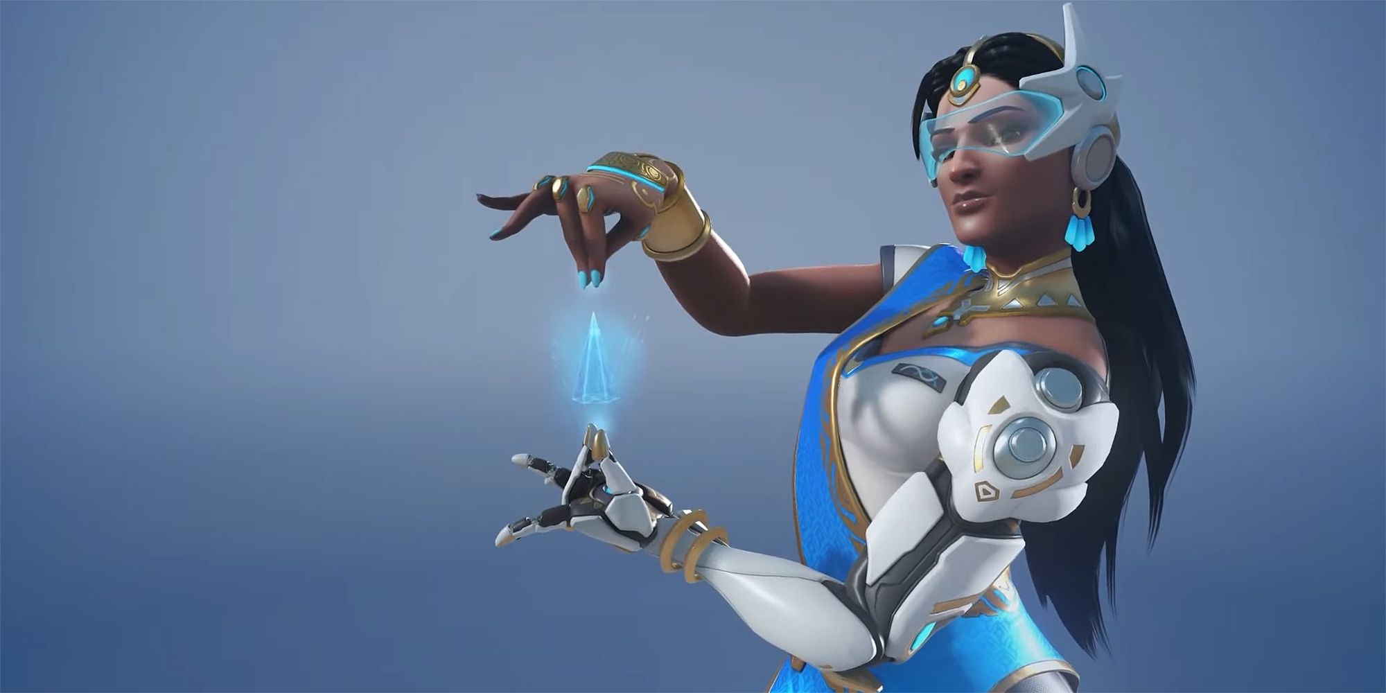 symmetra projecting photons in highlight intro