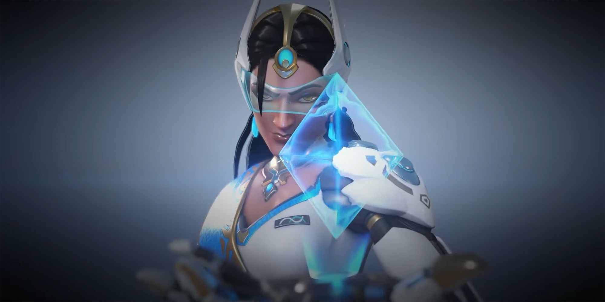 symmetra projecting a creation in highlight intro