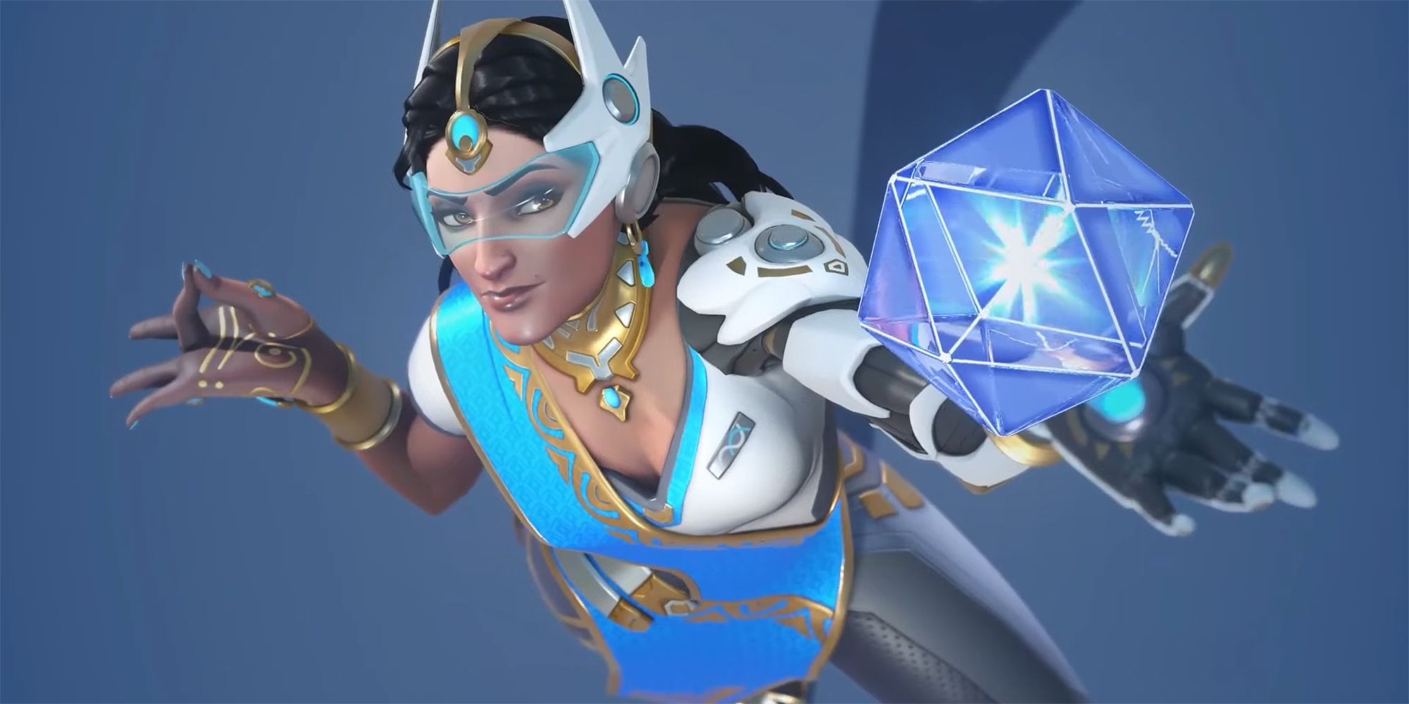 symmetra projecting an object in highlight intro