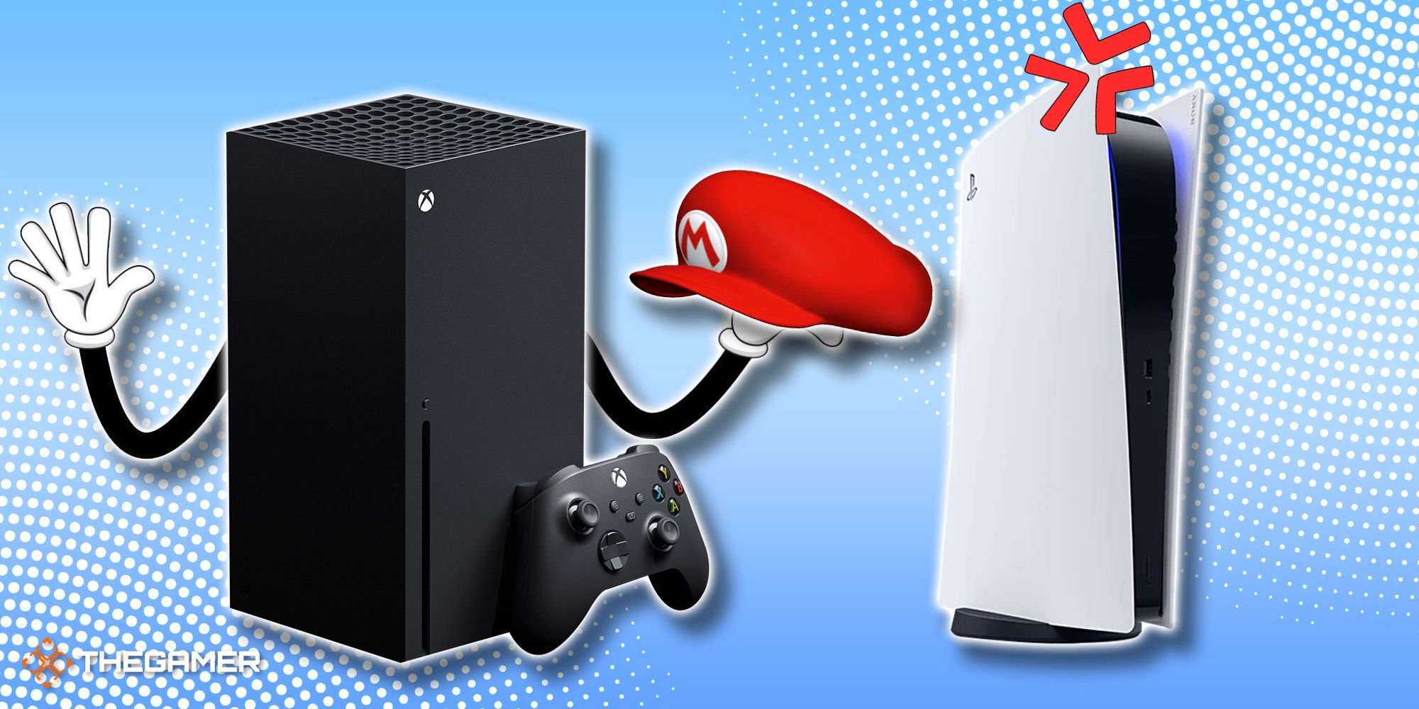 Microsoft putting Mario hat on a PlayStation 5
