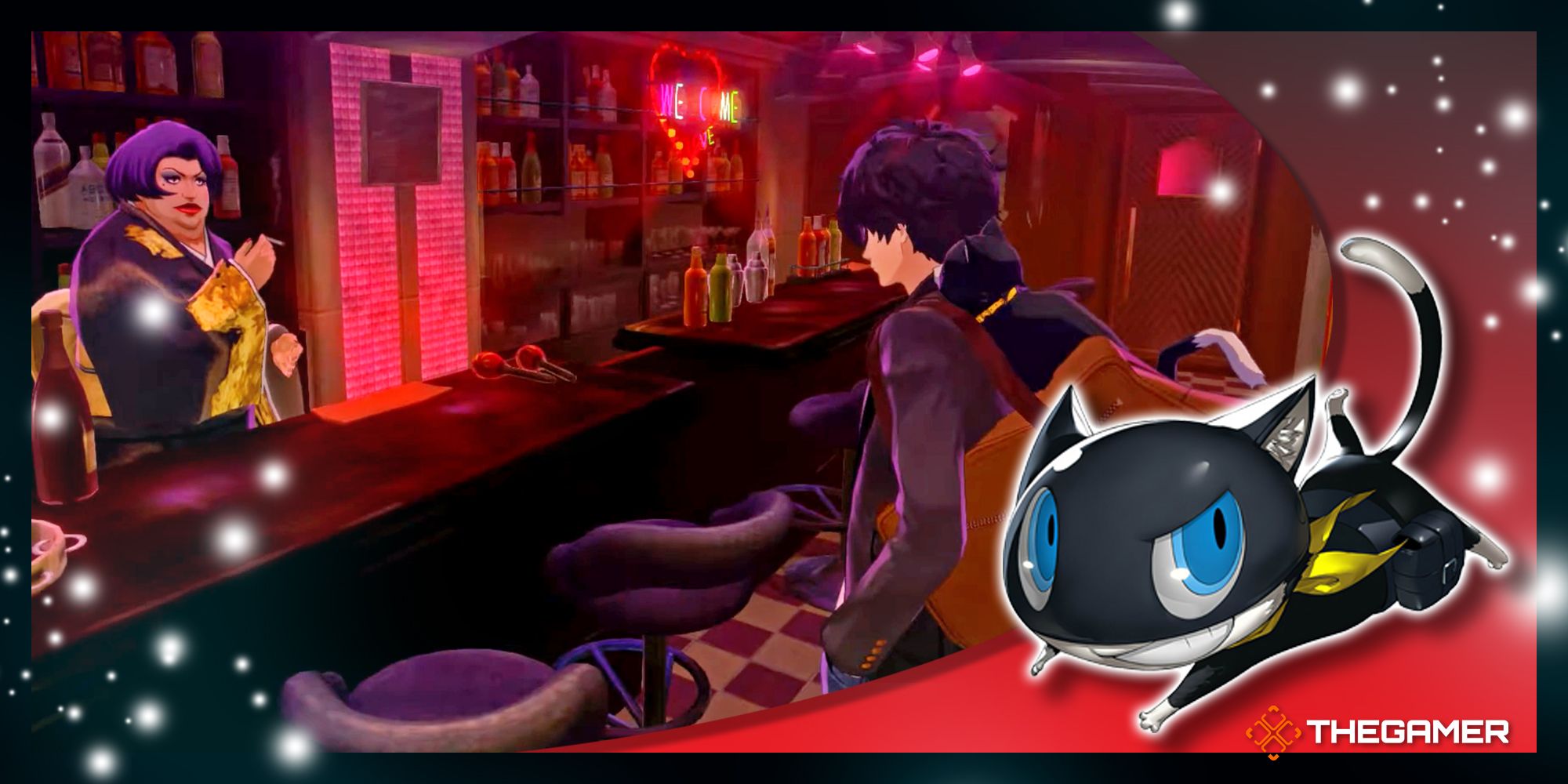 Screens and art from Persona 5 Royal.