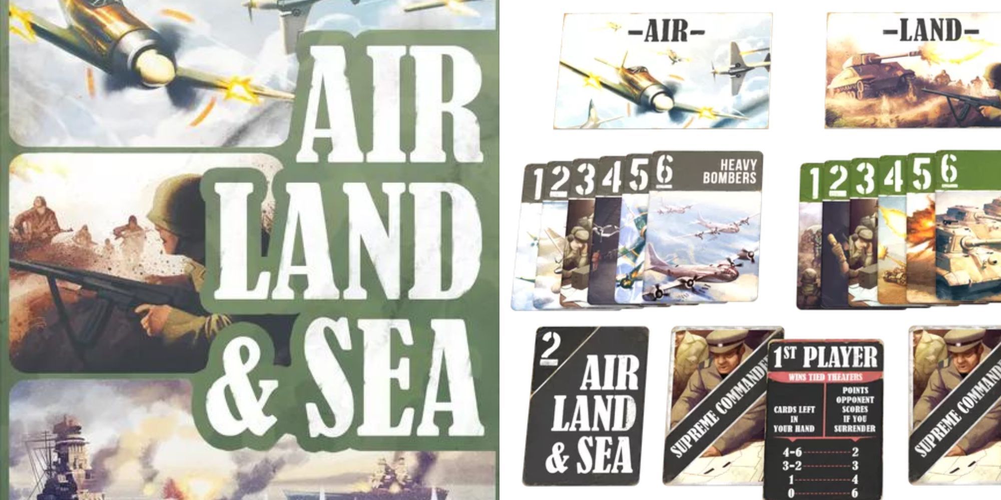 Air Land And Sea Board Game Box - The Cards