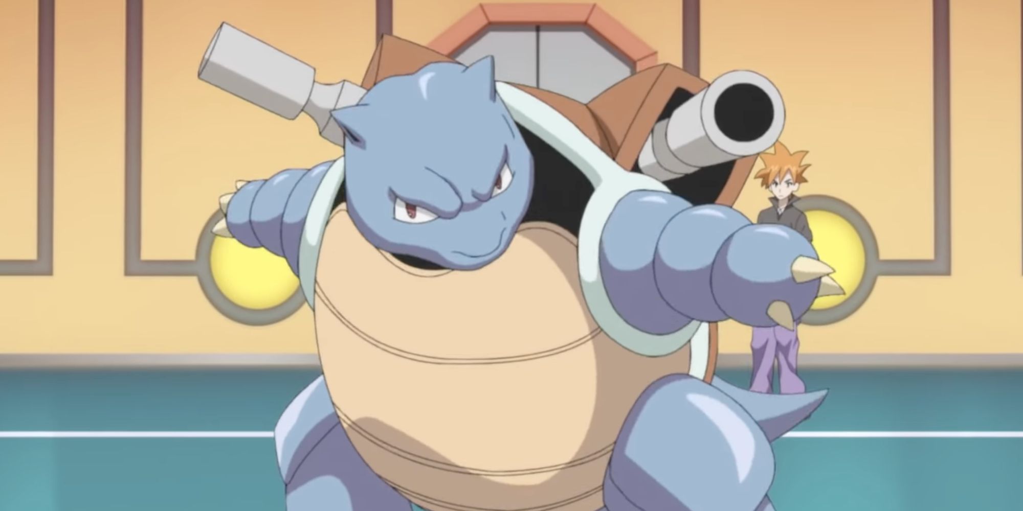 Blastoise and Rival from Pokemon Generations