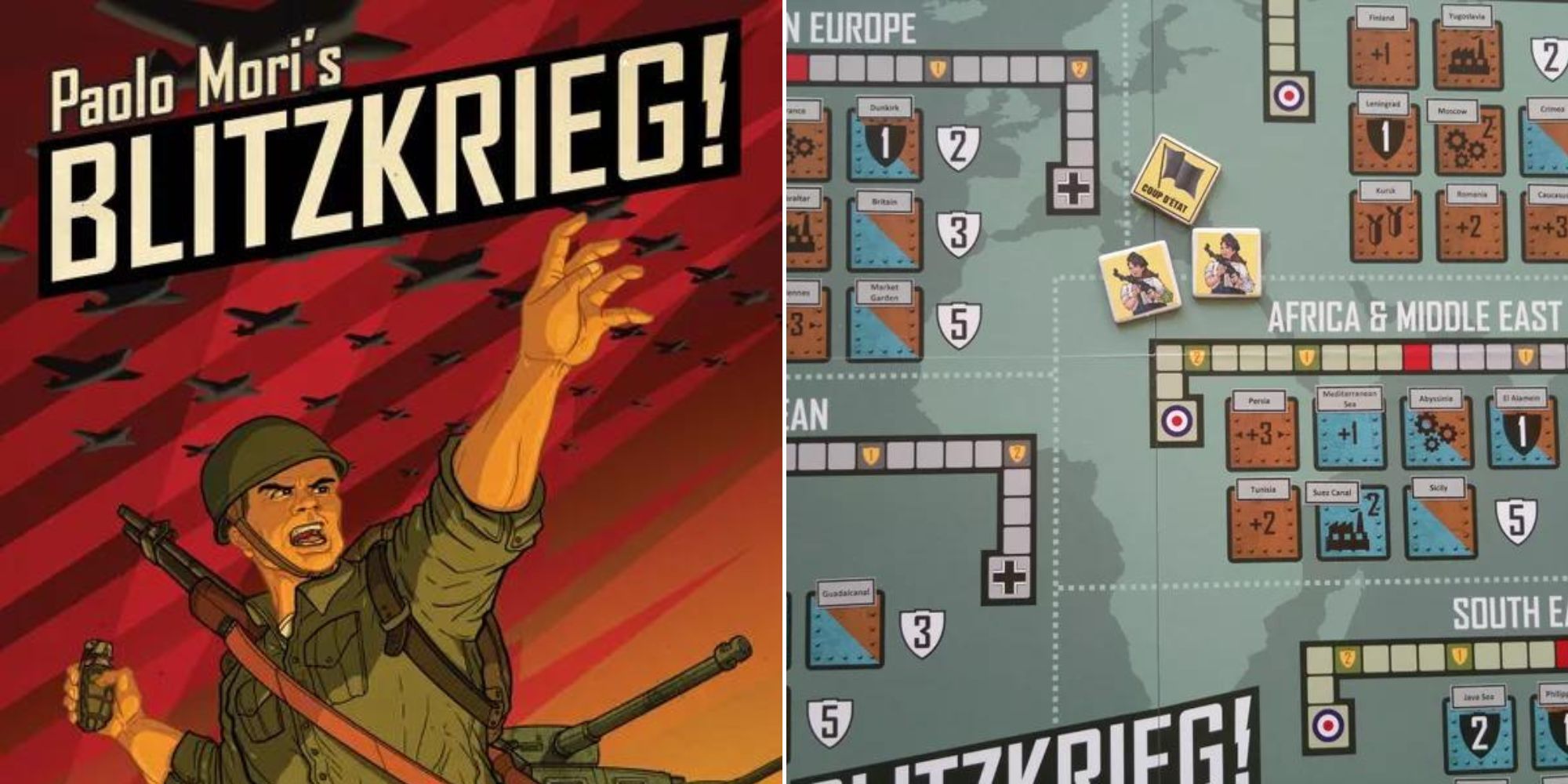 Blitzkrieg Board Game Box - The Main Board