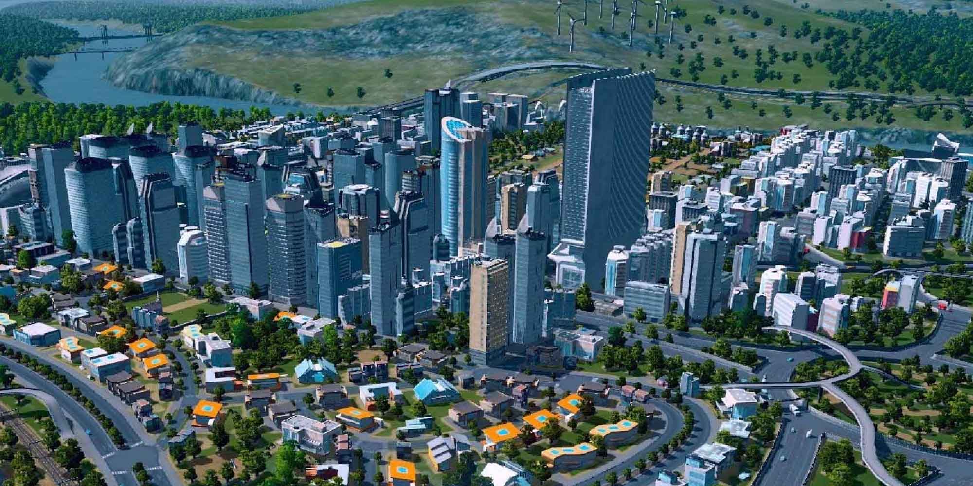 Building a metropolis in Cities Skylines
