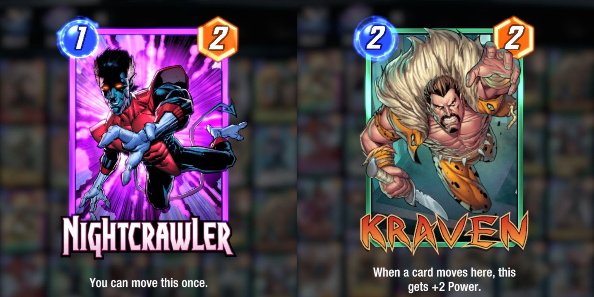 Marvel Snap Nightcrawler Kraven