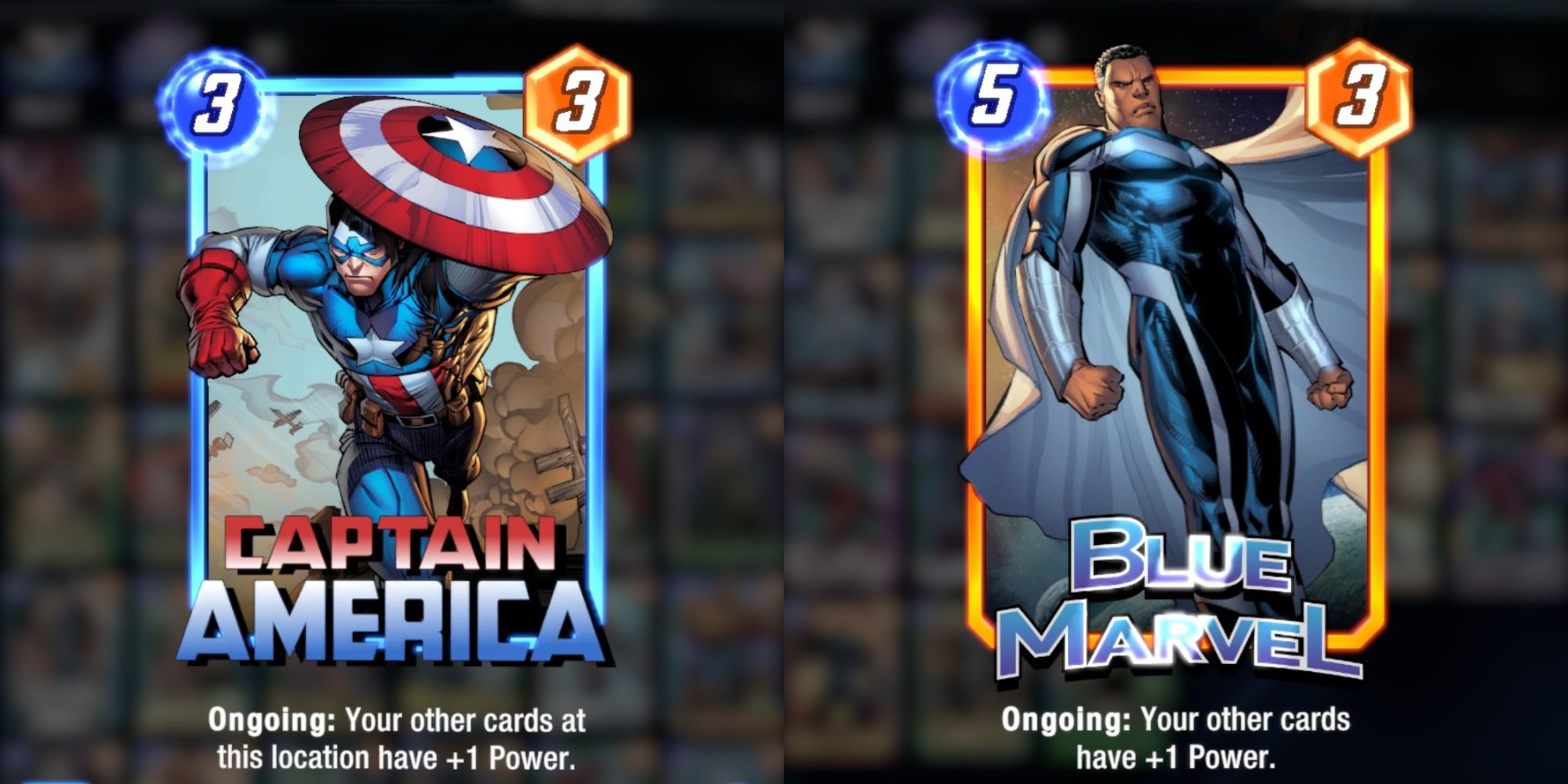 Marvel Snap Captain America Blue Marvel