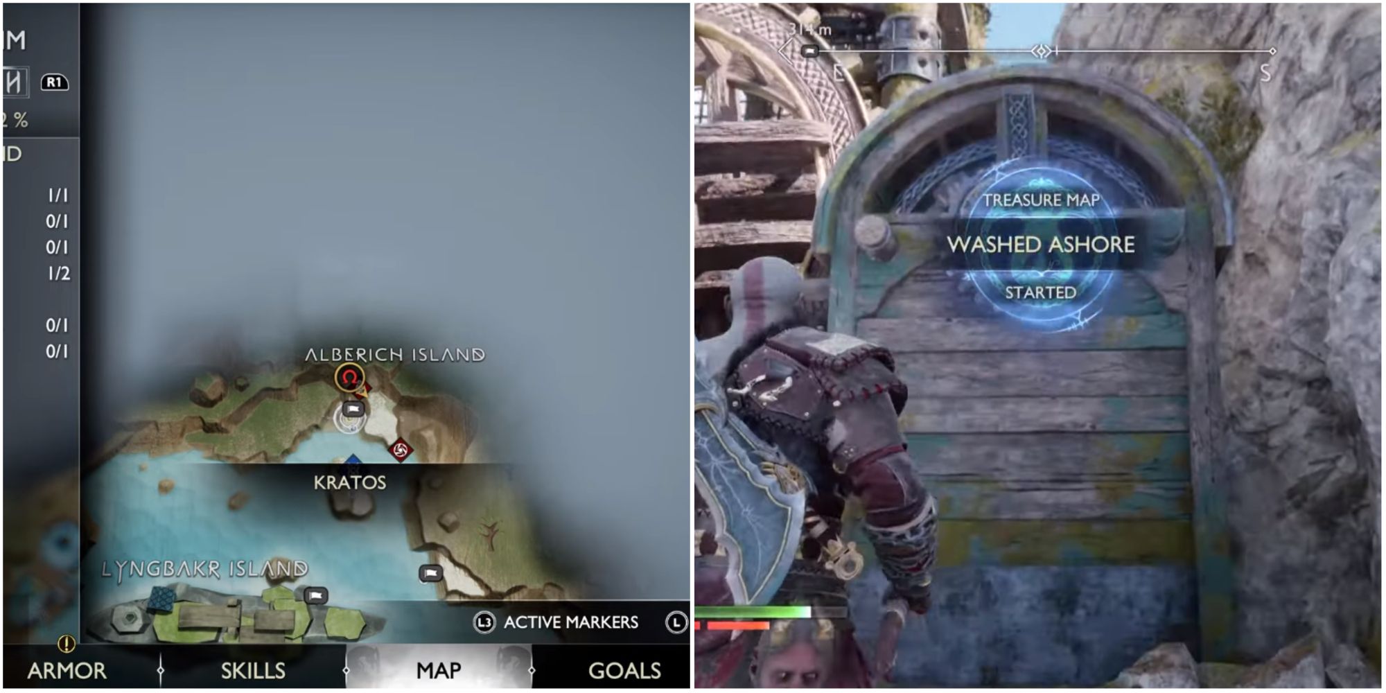 Todos Los Mapas Del Tesoro Y Ubicaciones De Tesoros Enterrados En God Of War Ragnarok Psydyrony