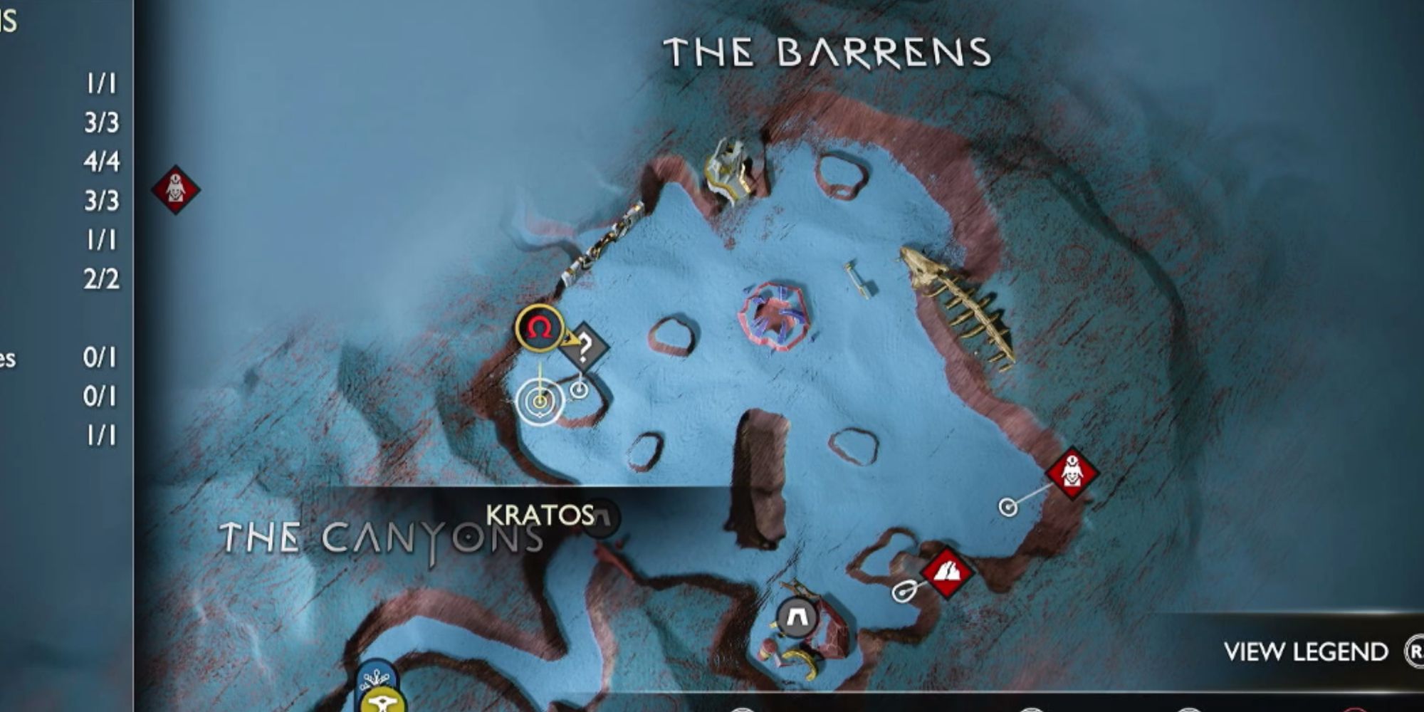 The image showing map of The Barrens. 