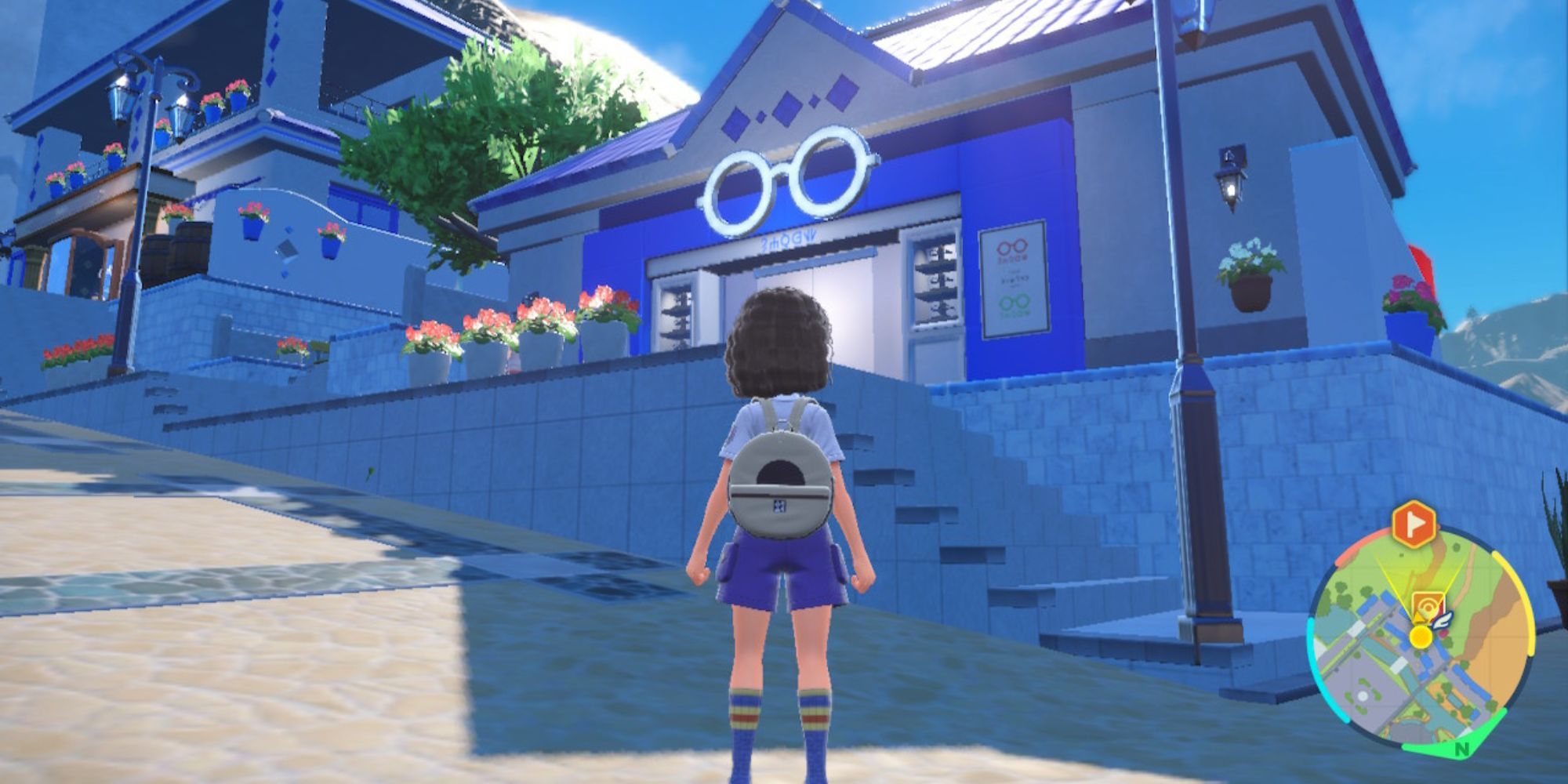 Glasses shop in Pokemon Scarlet and Violet