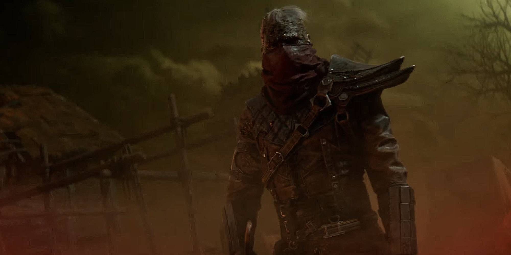 Guard from Dead by Daylight promo teaser of large knight like killer
