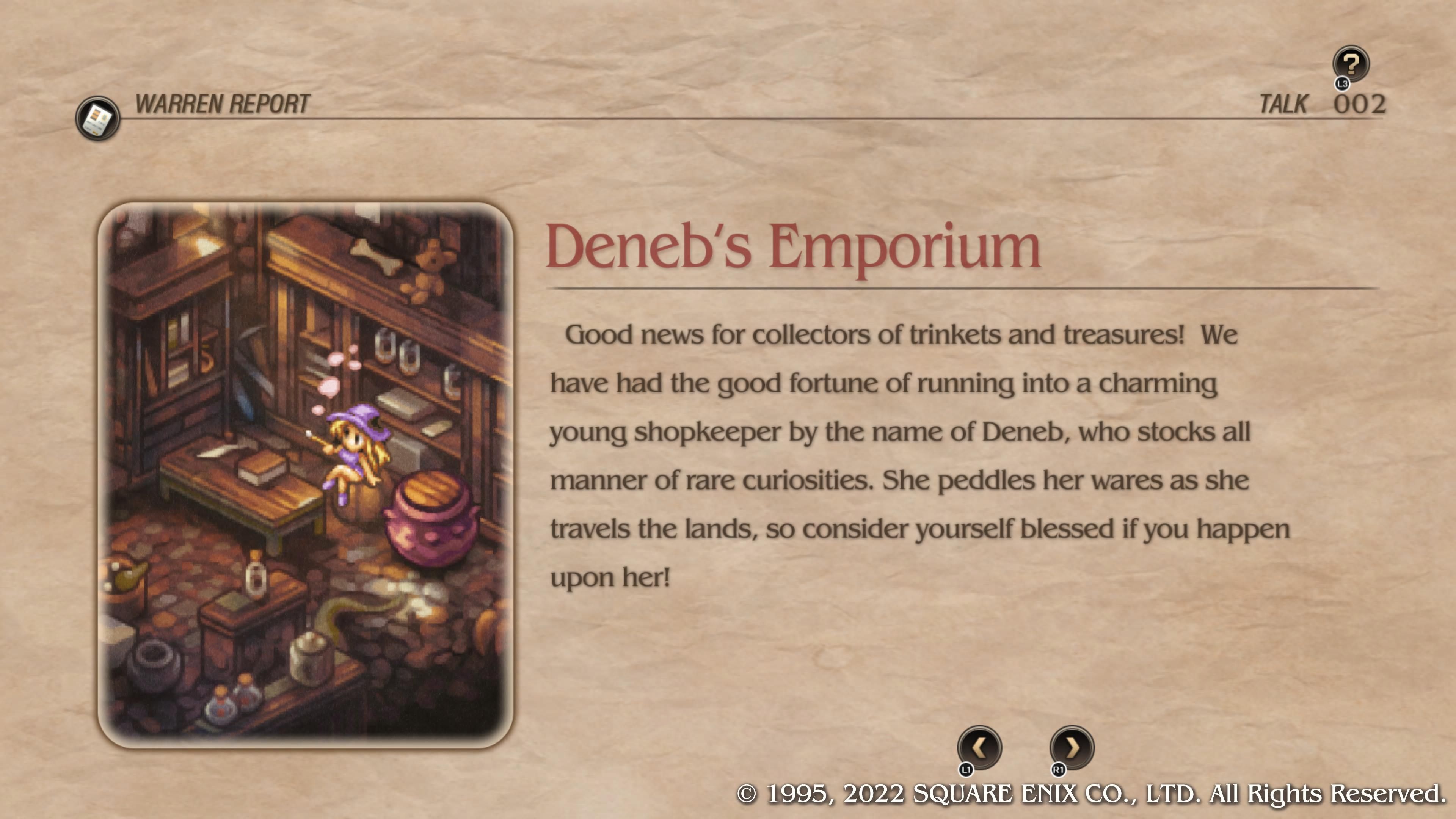 Deneb Emporium Tactics Ogre