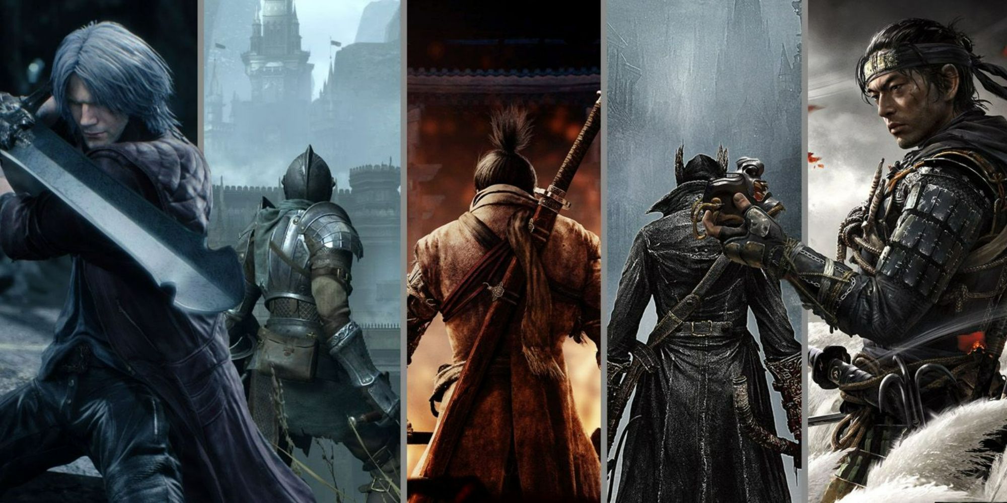 Devil May Cry 5 Demons Souls Sekiro Bloodborne And Ghost Of Tsushima 
