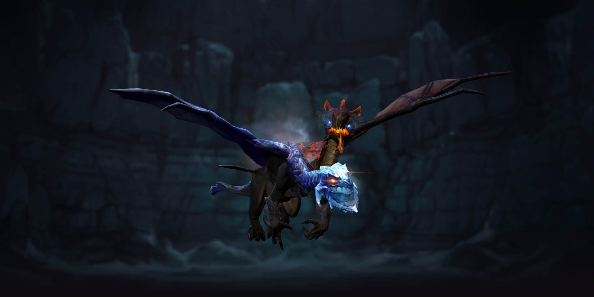 Dota 2 a fire and ice dual headed dragon