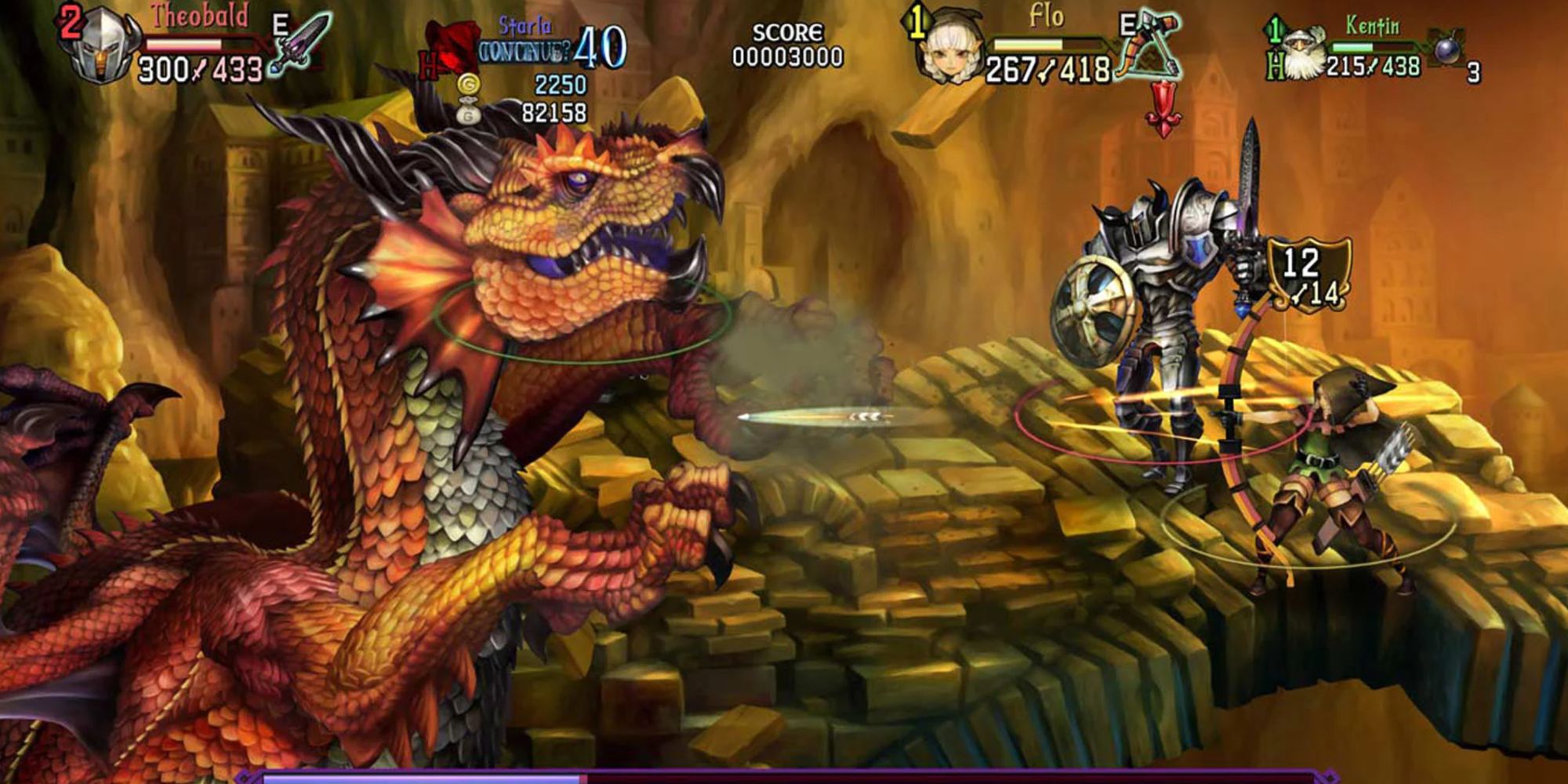 Combat in Dragon's Crown