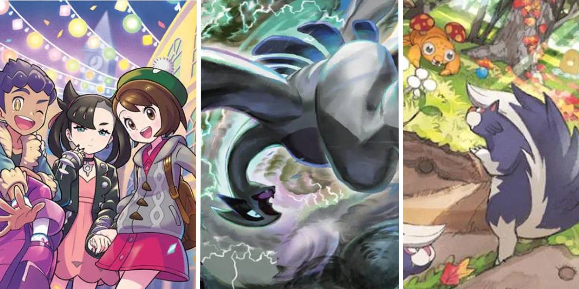 Most Valuable Cards From Silver Tempest Feature Image: Friends in Galar, Lugia V, Skuntank V