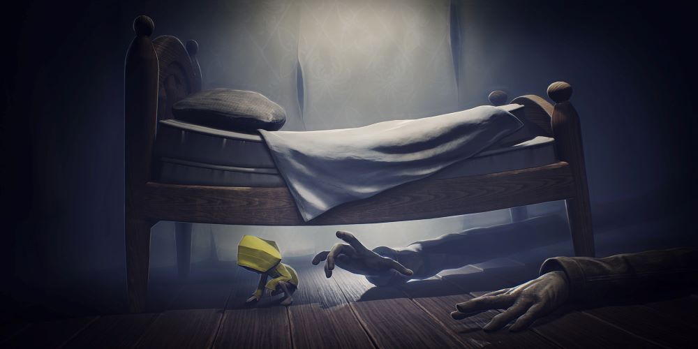 Games like Somerville Little Nightmares hands under bed