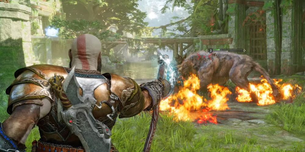 God Of War Ragnarok, Axe Skills, Extinguish Flames