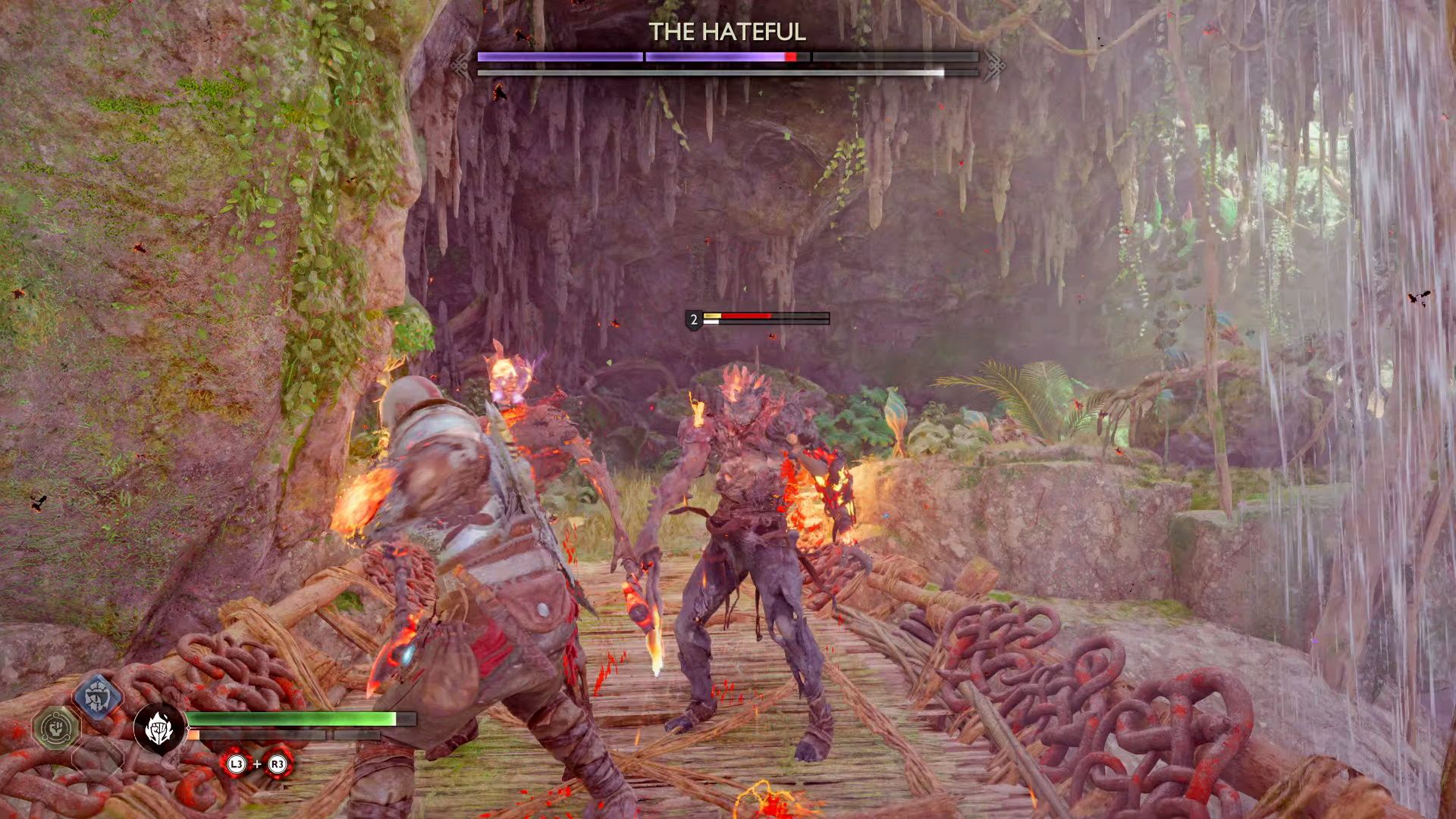 God Of War Ragnarok, Hitting Two Draugrs At Once