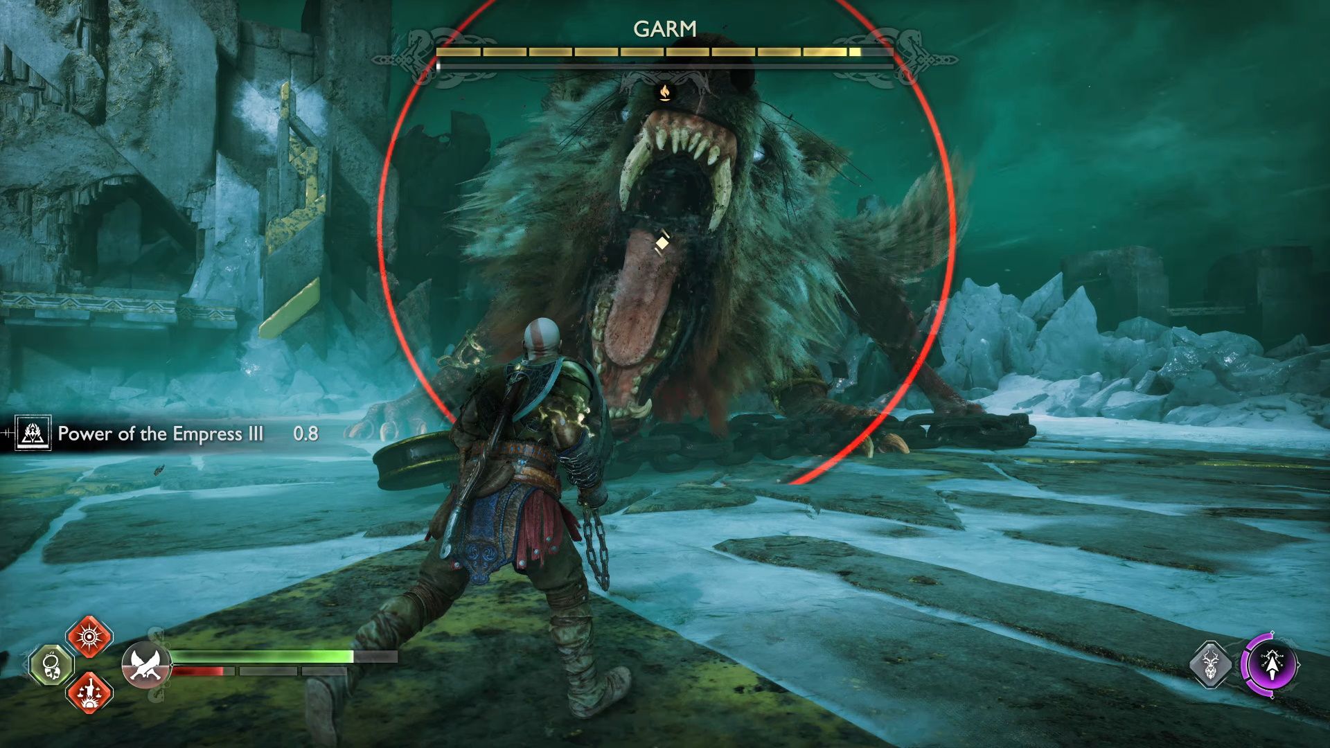 God Of War Ragnarok, Reunion, Garm's Unblockable Attack