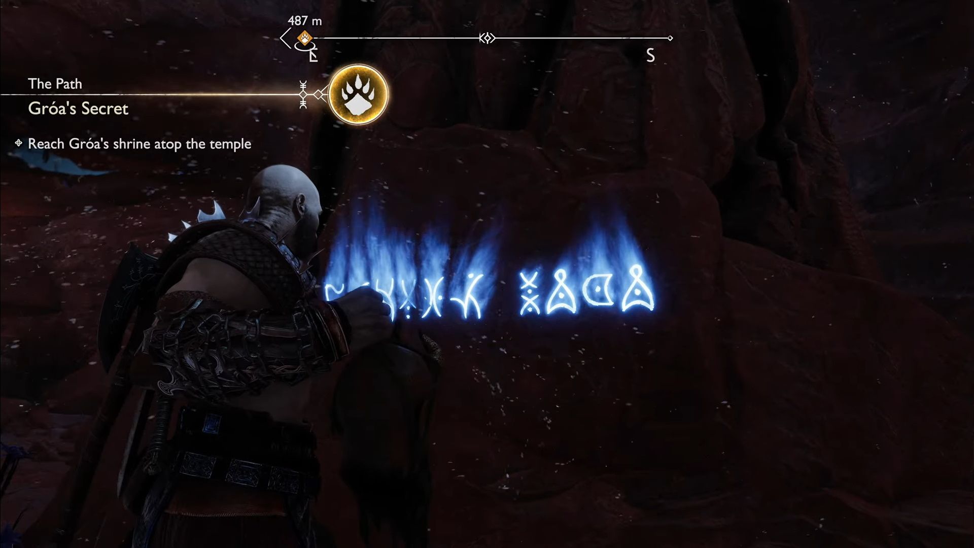 God of War Ragnarok, Alfheim, Lore Text On The Statue