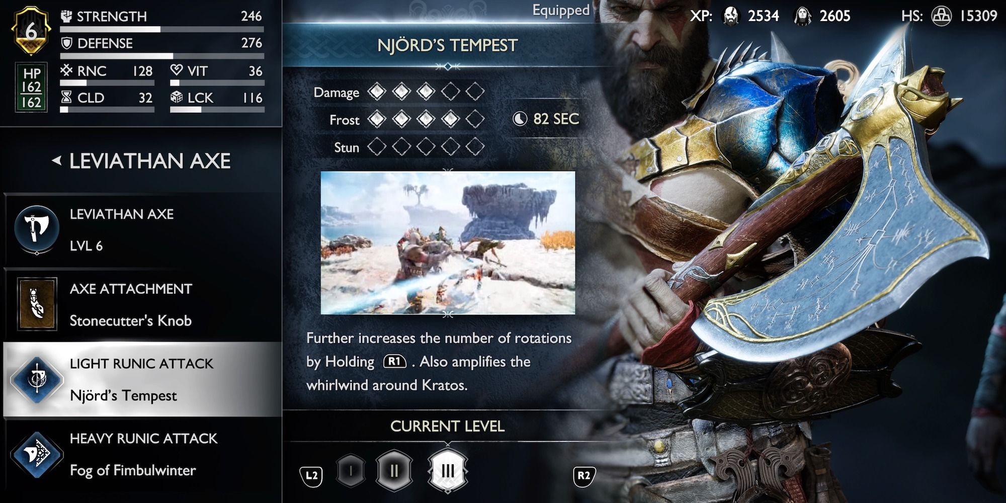 God of War Ragnarok Njord's Tempest