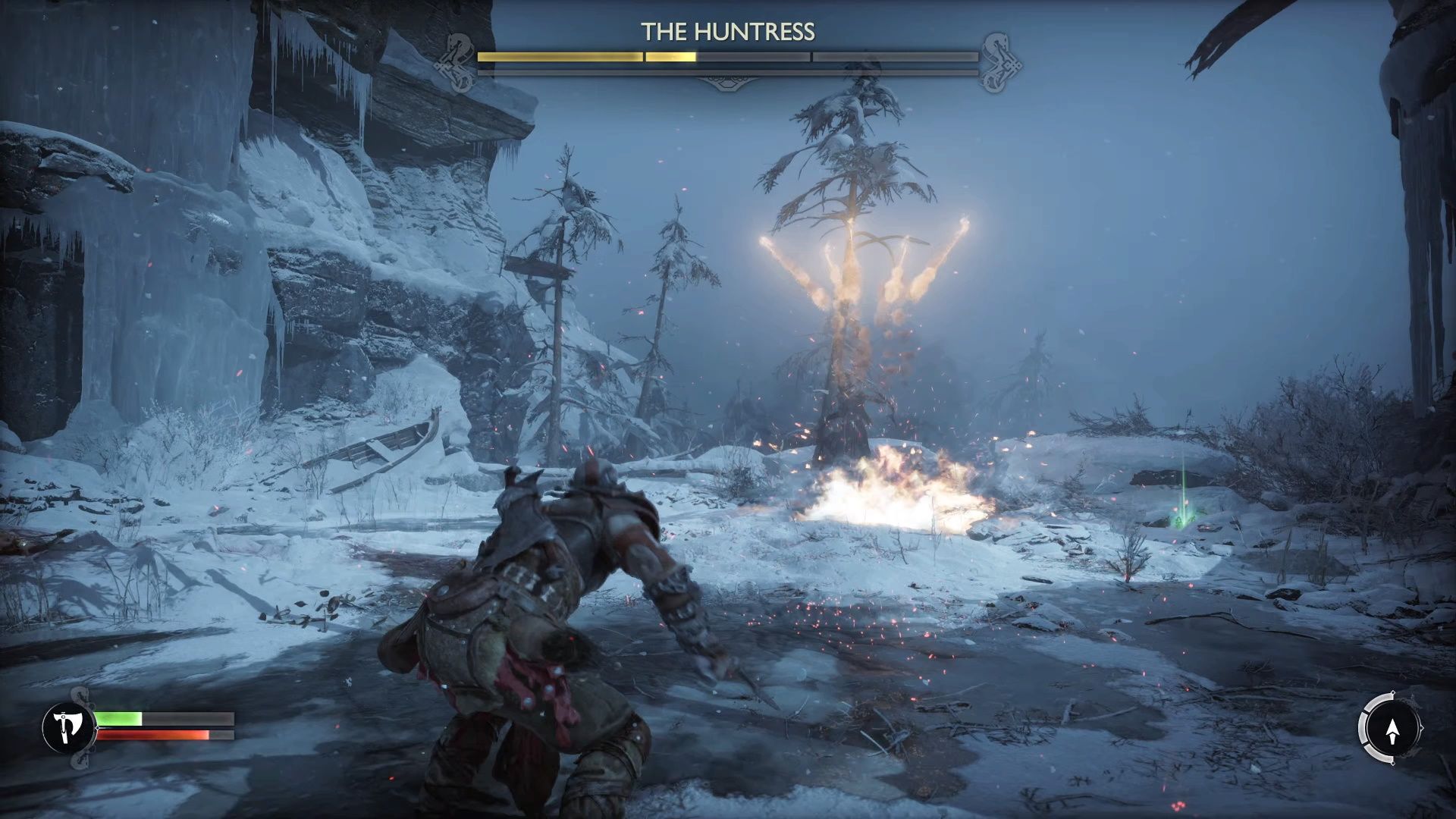 God of War Ragnarok, The Huntress Volley