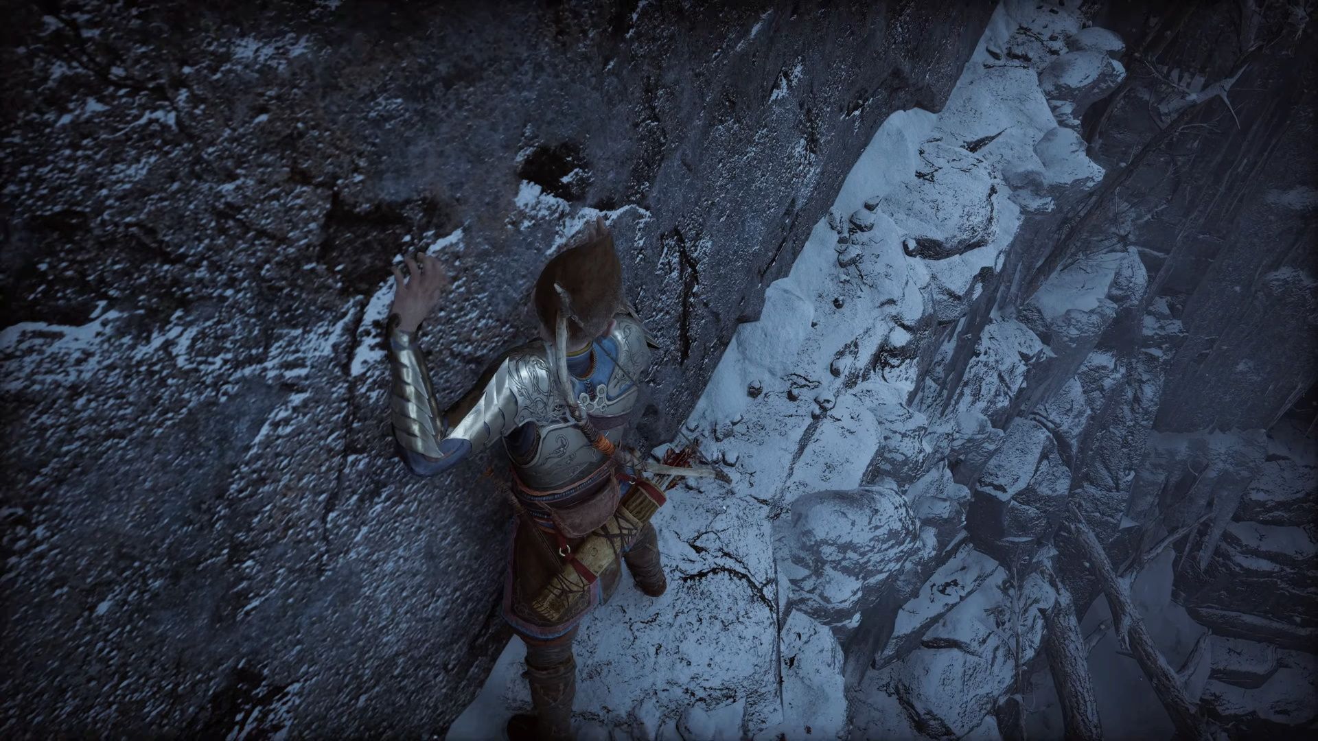 God of War Ragnarok, The Runaway, Shimmy Along The Ledge