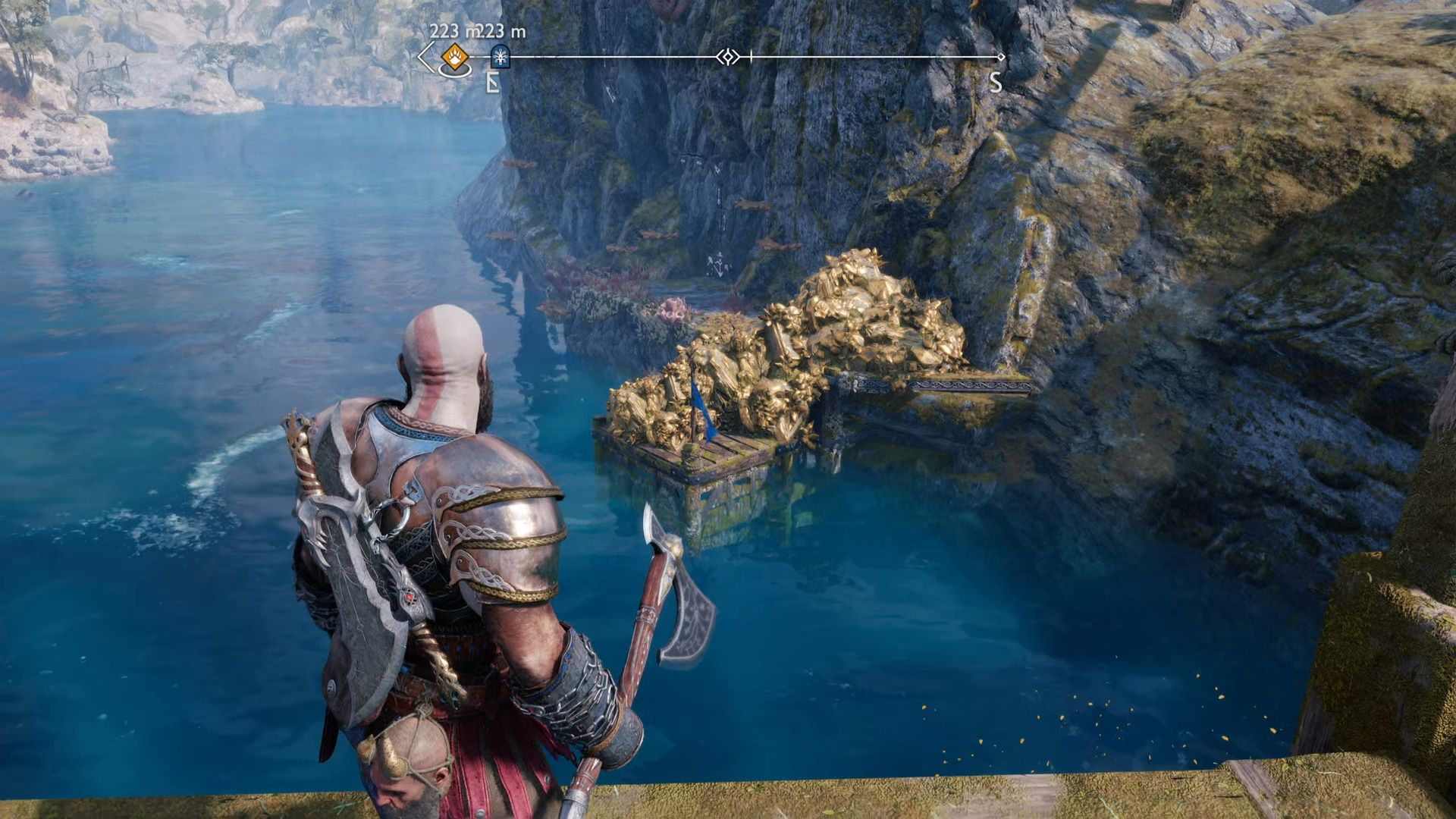 God of War Ragnarok, The Weight Of Chains, The Dock Covered In Stones
