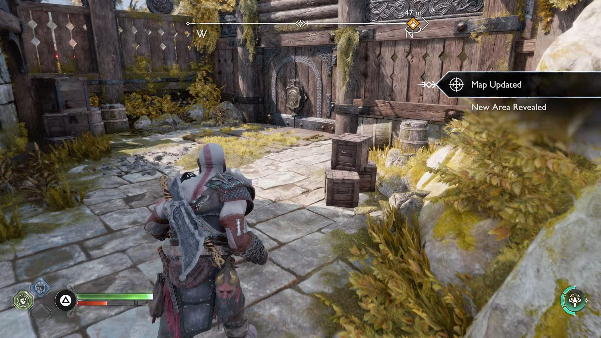 God of War Ragnarok, The Weight Of Chains, The Locked Door At The Top Of The Watch Tower