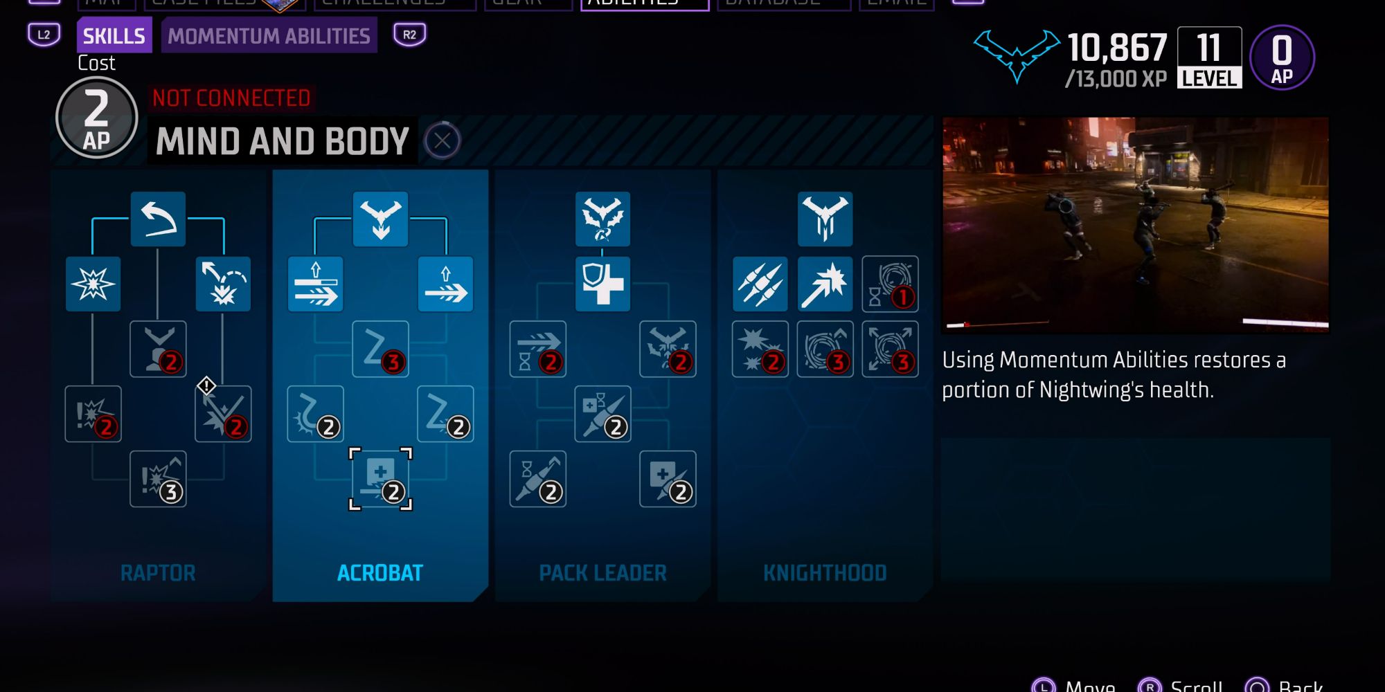 Gotham Knights Skill Trees