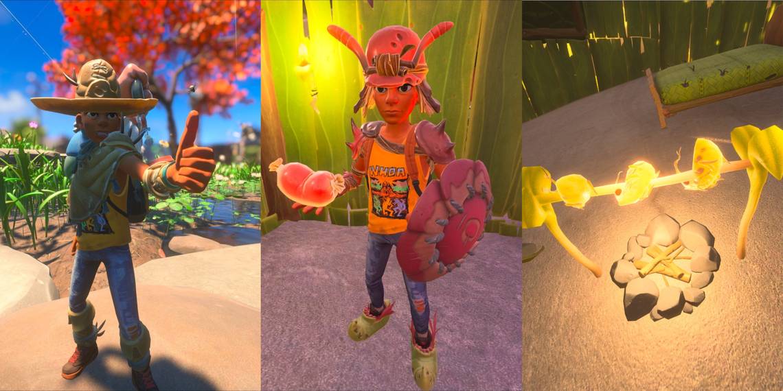 Grounded Healing Items: Fiber Bandages and their recipe.