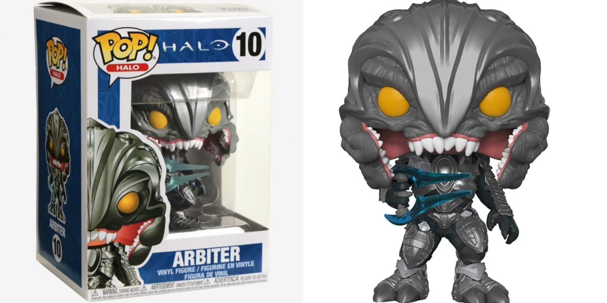 Halo Arbiter Funko Pop collectible in and out of box