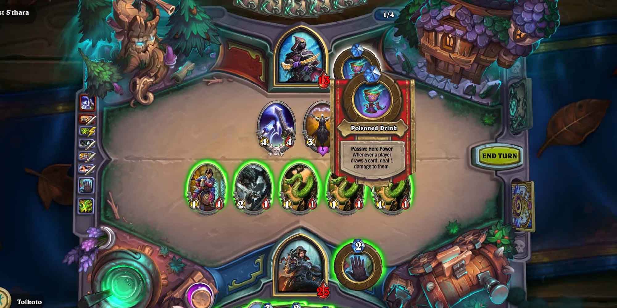 The digital collectible card game Hearthstone