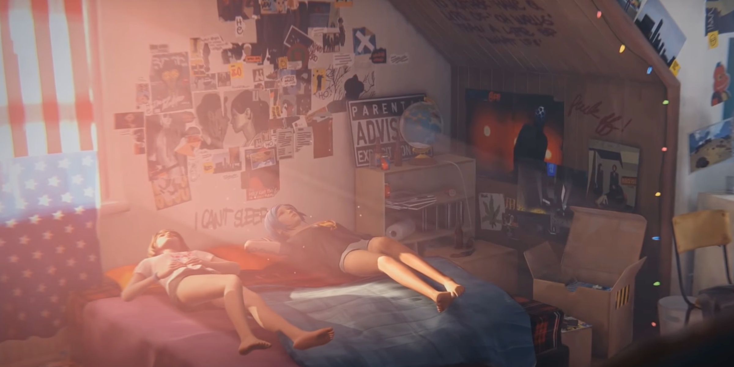 Life Is Strange Most Heartwarming Moments: Max And Chloe talk the day after they go to the Blackwell pool.
