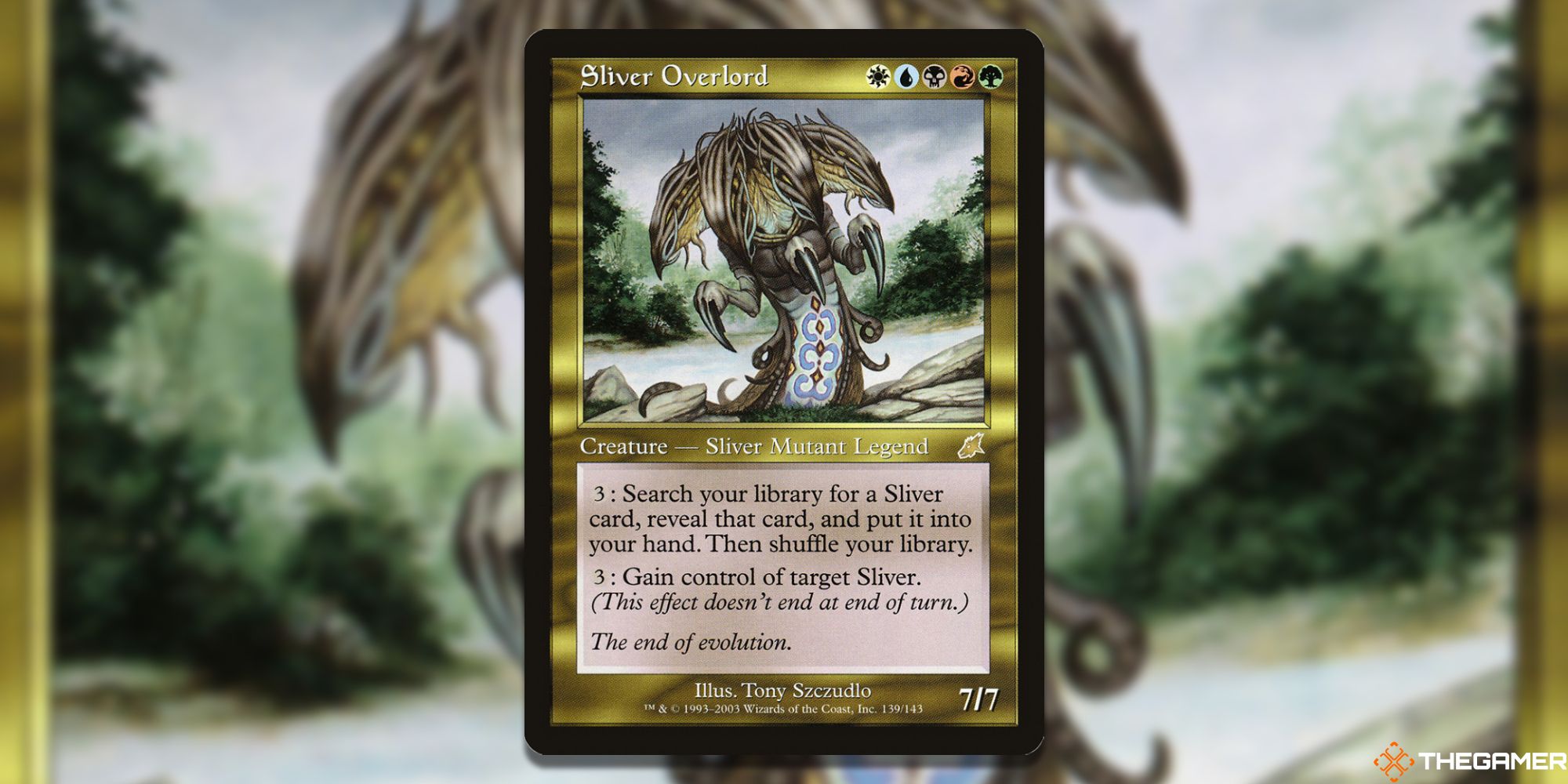 Sliver Overlord card and artwork in Magic: The Gathering.