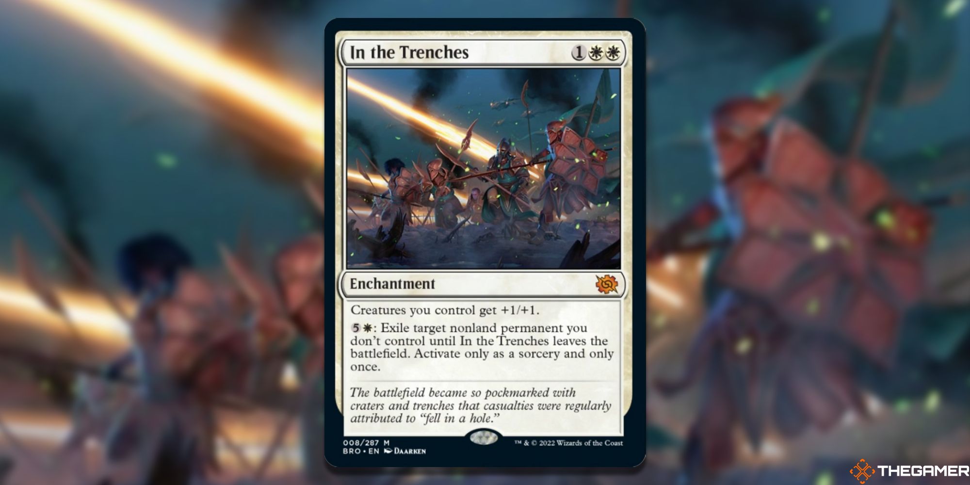 Magic The Gathering The Best Enchantments In The Brothers' War In The Trenches