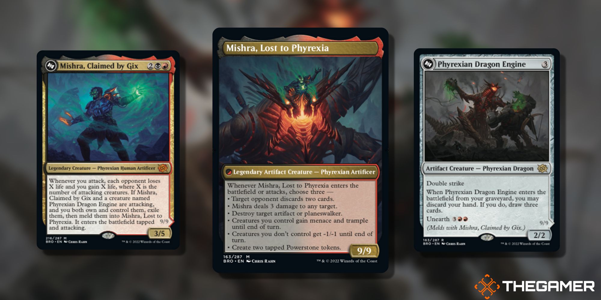 Magic The Gathering – All Meld Cards, Ranked Mishra Lost To Phyrexia