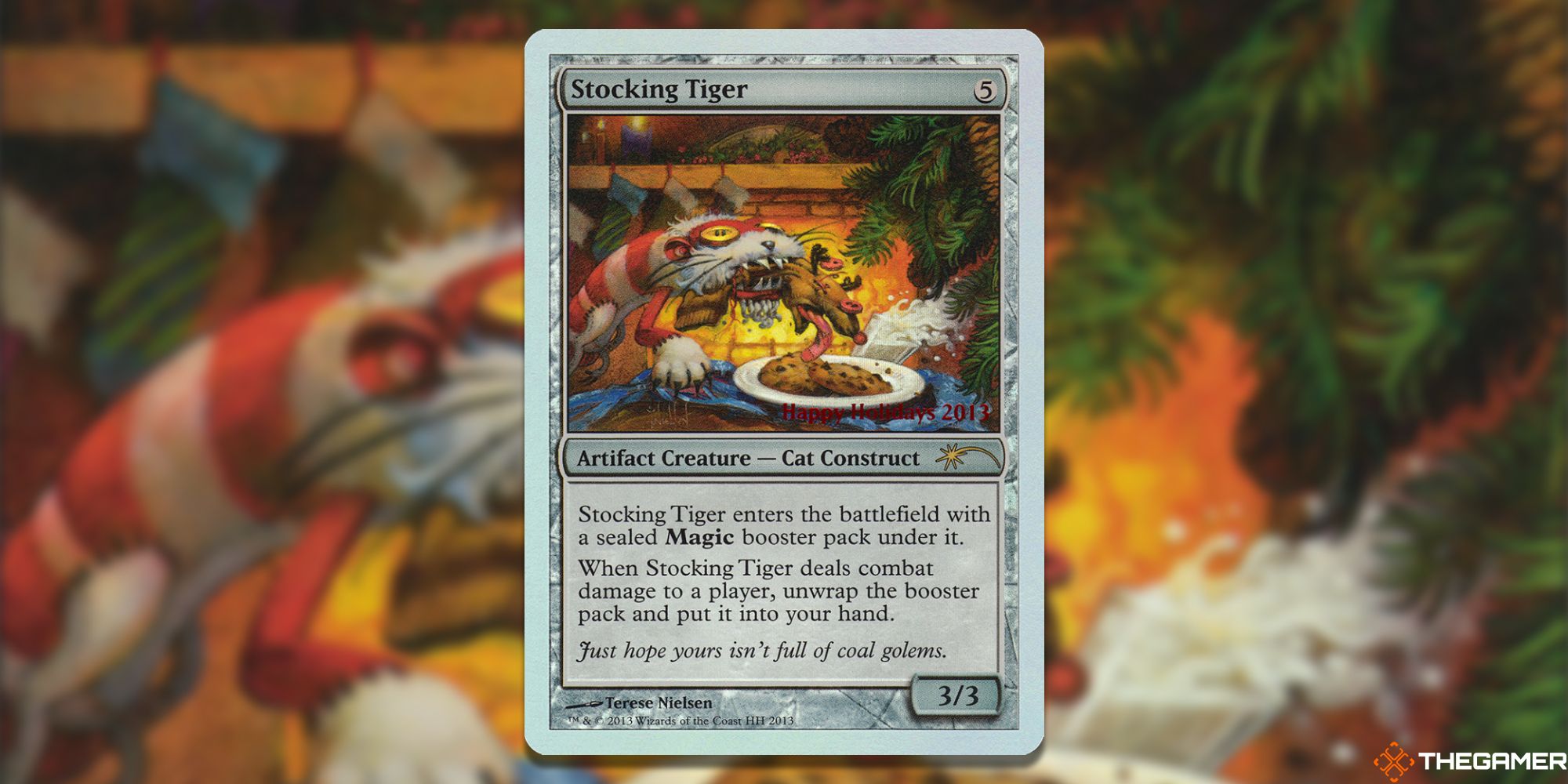 Magic The Gathering – Every Holiday Promo Card, Ranked Stocking Tiger